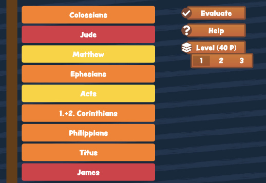 Bible Books Sorting Vorschau